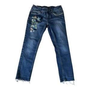 Vigoss Girls Embroidered Skinny Jeans Size 7